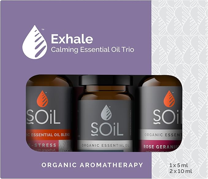 Exhale Organic Essential Oil Trio