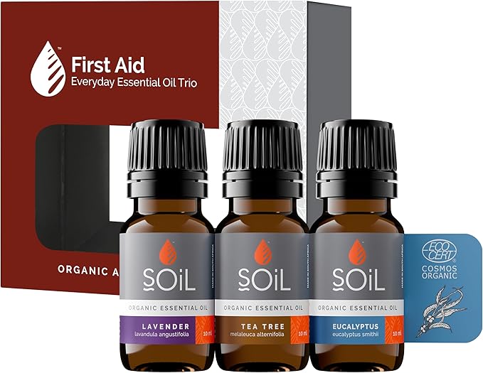 First Aid Organic Essential Oil Trio