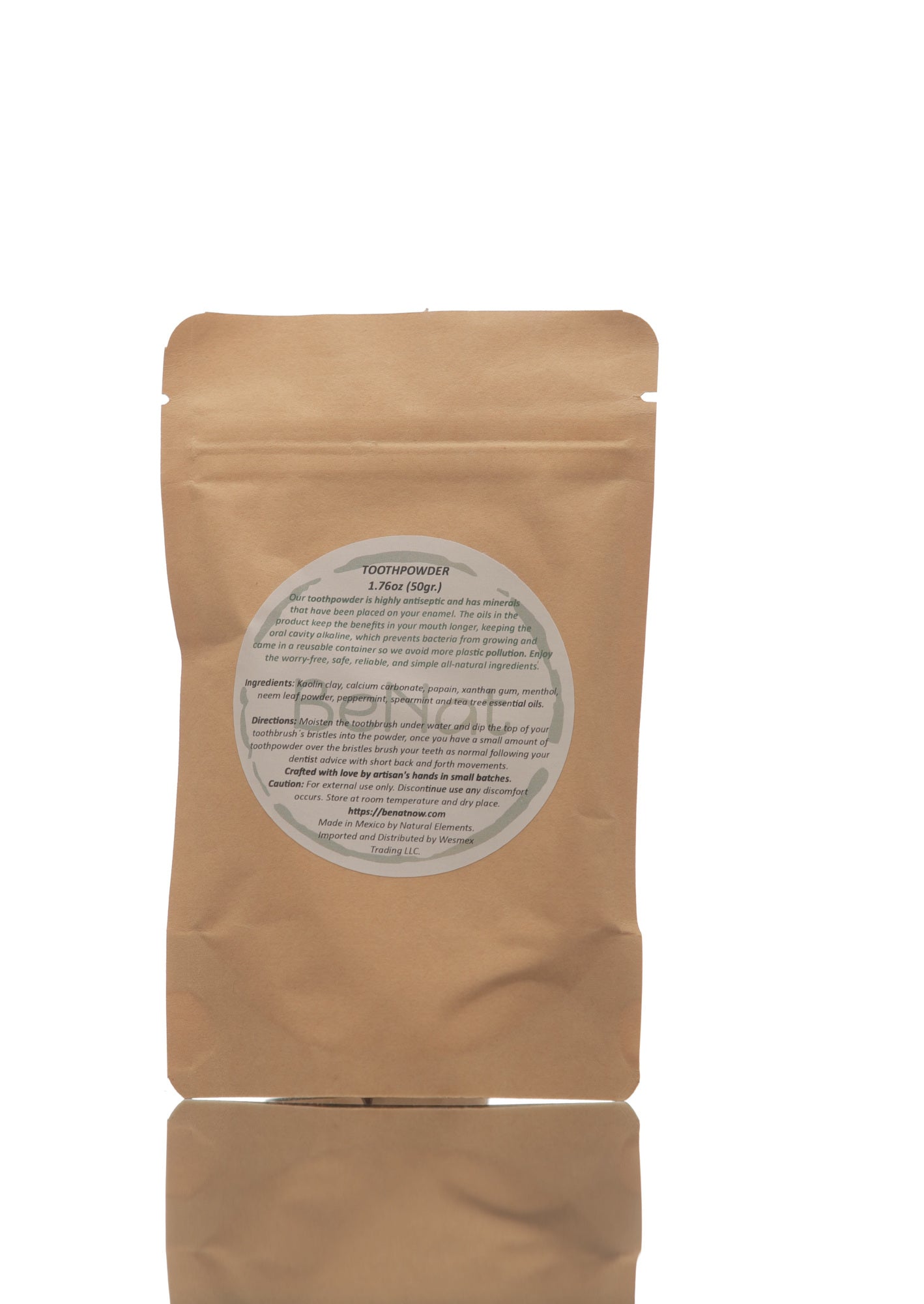 Tooth Powder. Eco-Friendly.