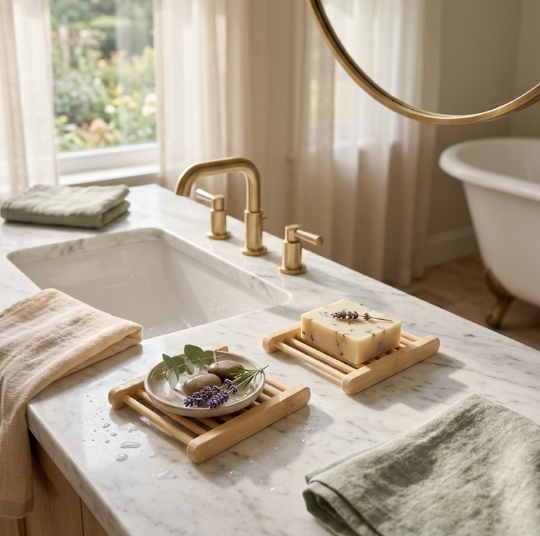 Bamboo Soap Bar Dish